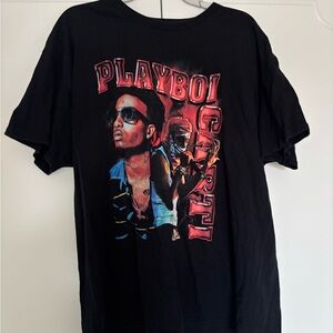 Playboi Carti Black Graphic T-Shirt
